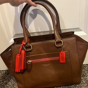 Coach Textured bag, Leather